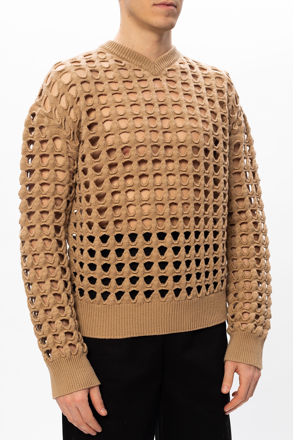 outs Bottega Veneta Brown Sweater with cut bottega veneta black case IetpShops GB